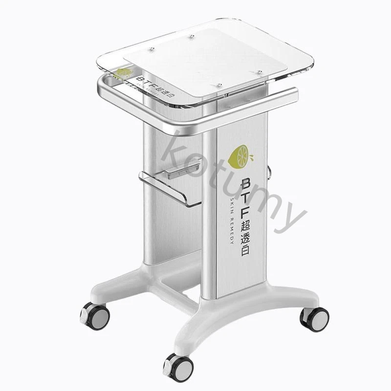 Beauty Instrument Trolley Desktop Rolling Trolley Multifunctional Dental Cart Acrylic Small Bubble Medical Cart