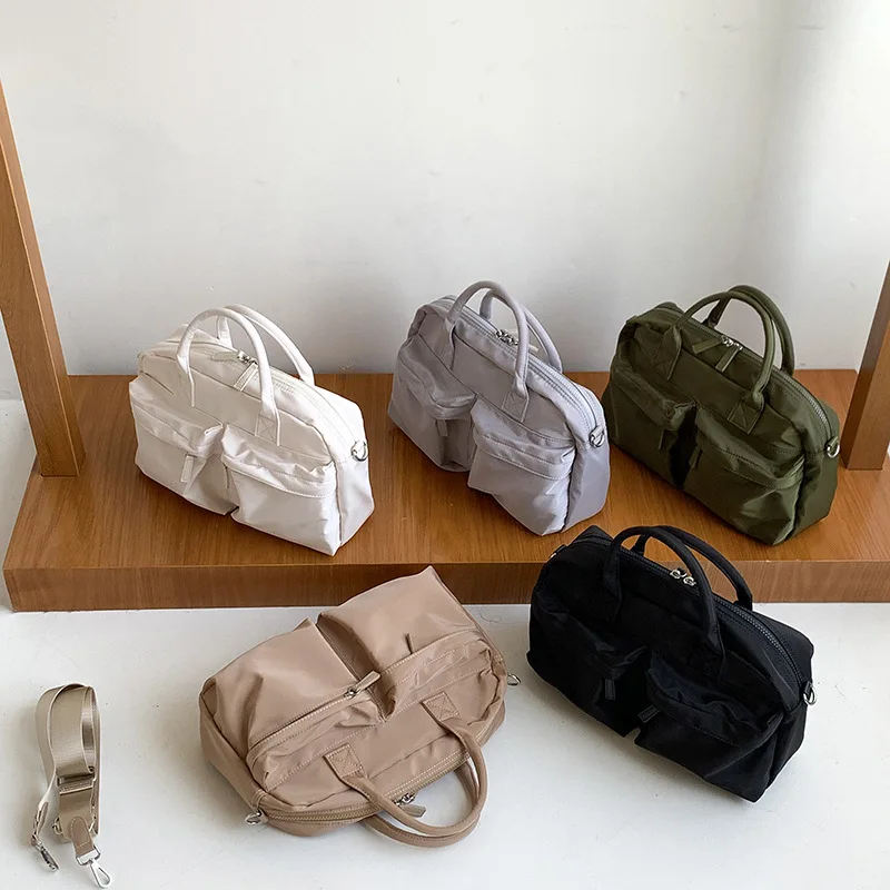 

2026 New Large Capacity Casual Crossbody Bag Unisex Fashionable Workwear Style Multi-Pocket Single Shoulder Tote Bag