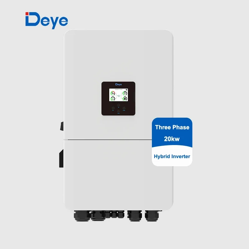 Deye SUN-20K-SG05LP3-EU-SM2 Hybrid Solar Inverter 20kw 3 Phase 48V Battery Solar Storage Inverter
