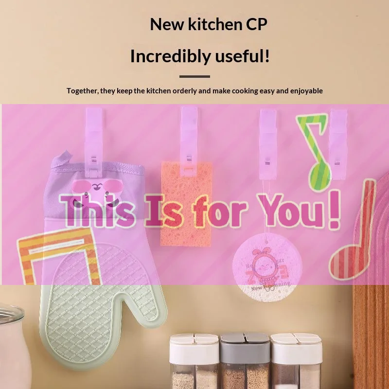 3/5Pcs Multi Functional Towel Clip, Adjustable Angle Hook, Creative Suction Cup Style Hanging Clip, Small Object Hanging Clip