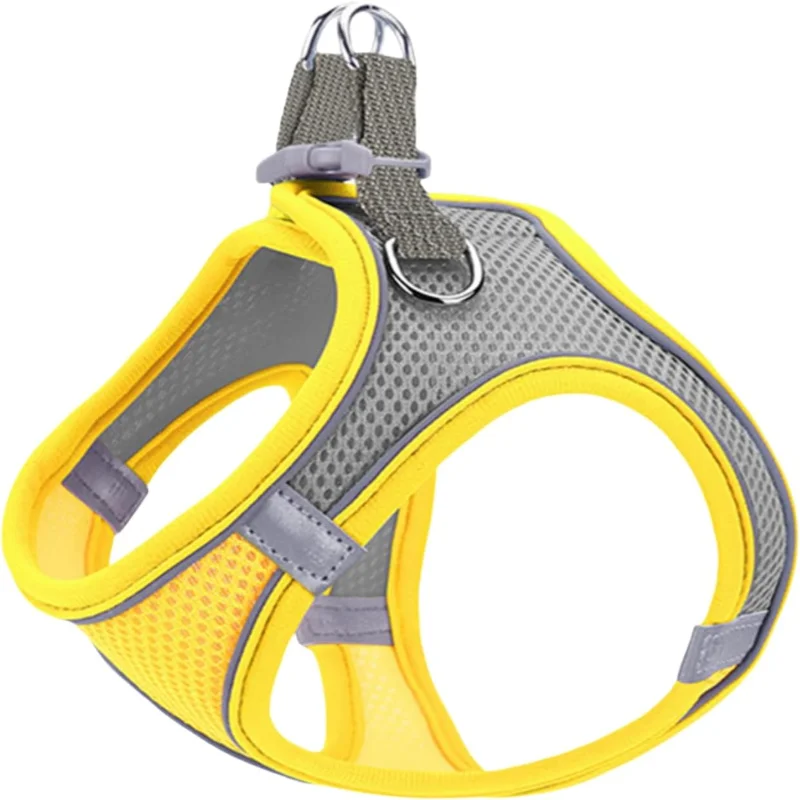 حزام سترة عاكسة متين وقابل للتعديل للكلاب والمتوسطة والكبيرة (S) - مثالي للمشي والتدريب اليومي