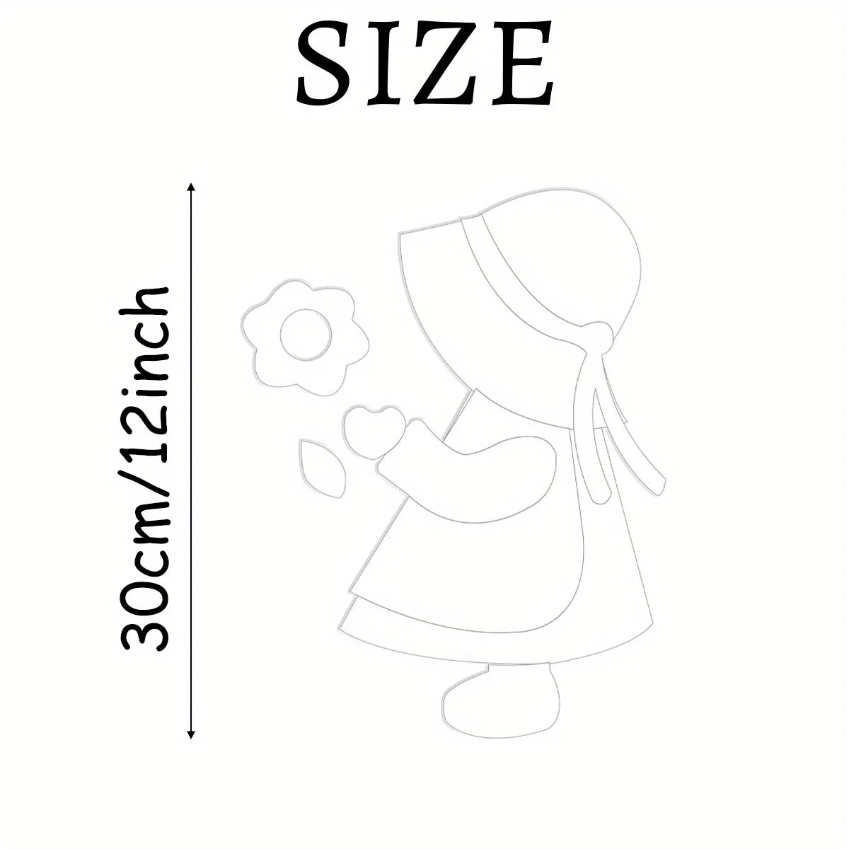 9pcs Acrylic Girl Quilting Template - Precision Sewing & Repair Tool for DIY Patterns on Bedding Pillowcases Clothing Bags - view 4