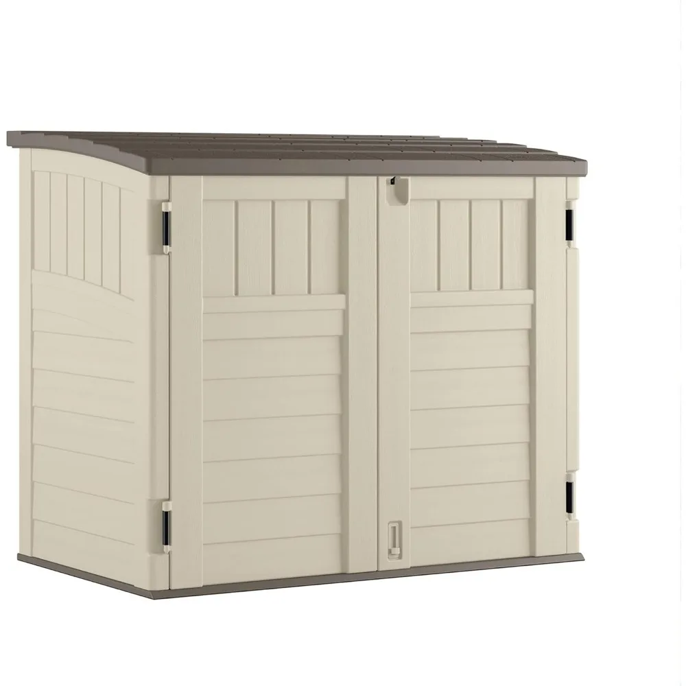 

34 Cu Ft Outdoor Storage Shed for Garbage Cans, Garden Accessories, Backyard, and Patio Use