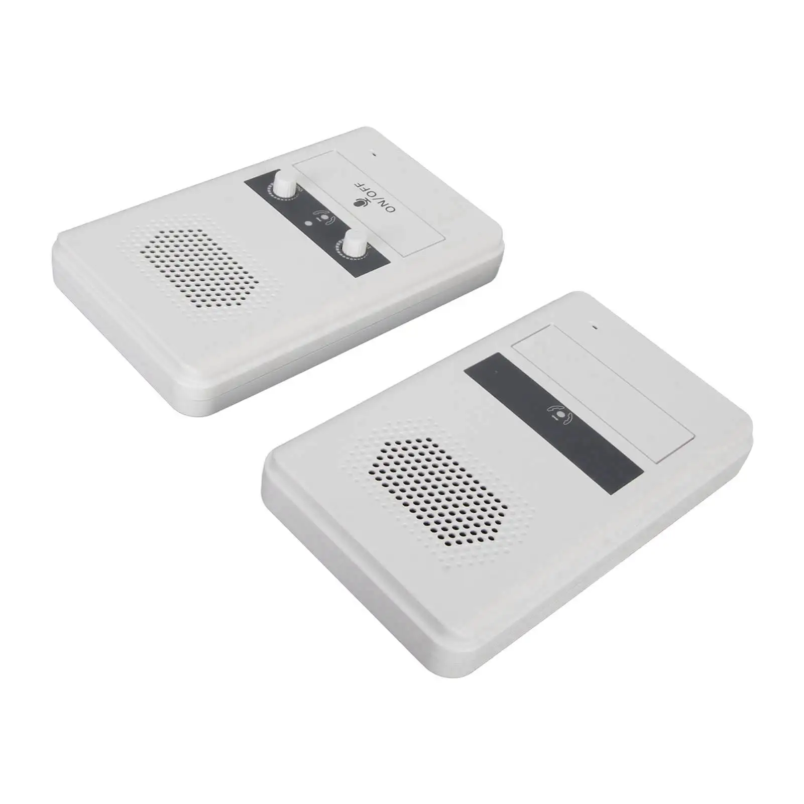 Fenster-Zwei-Wege-Gegensprechanlage, ABS, 3 W, elektrischer Fensterlautsprecher, Gegensprechanlage, empfindliches Mikrofon, Premium-Lautsprecher, US-Stecker, 100–240 V, für Bank