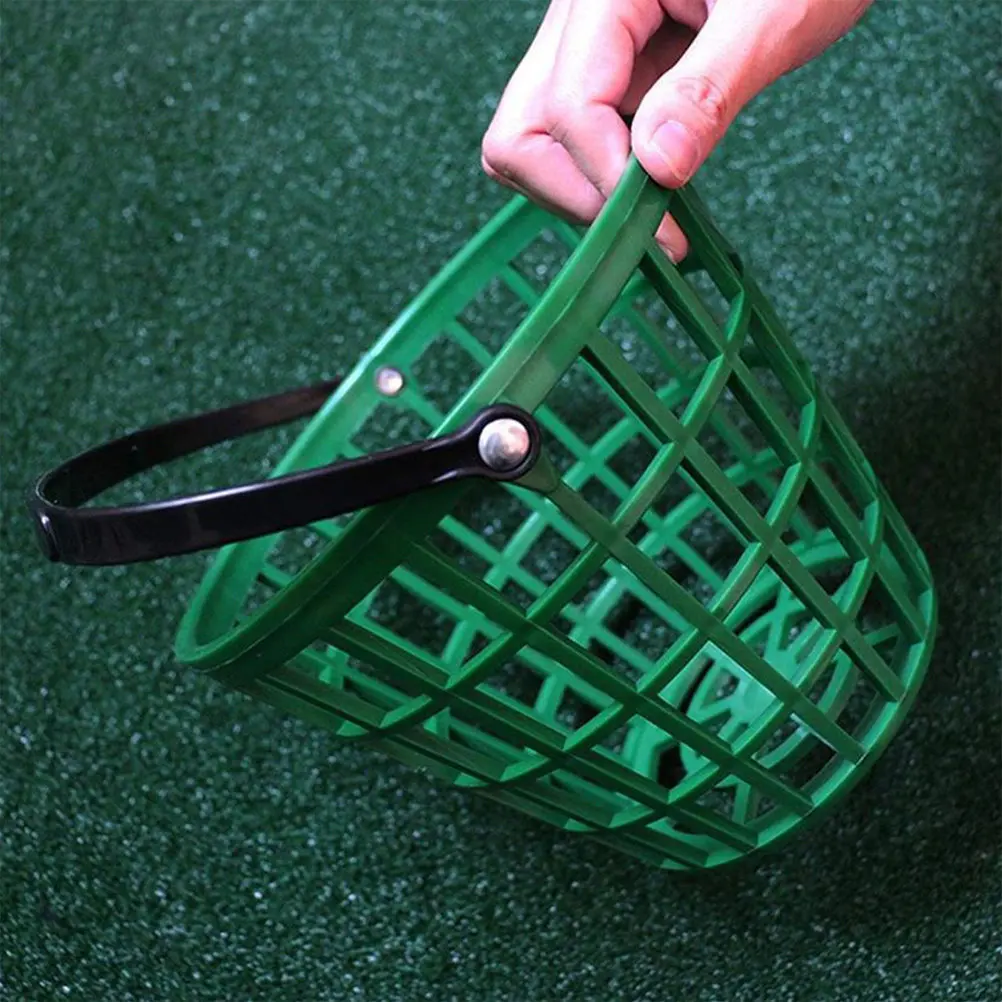 

Пластиковая корзина для хранения мячей для гольфа (1 шт.) для гольф-полей, школ, тренировок на заднем дворе, контейнер для мячей, корзина для фитнеса