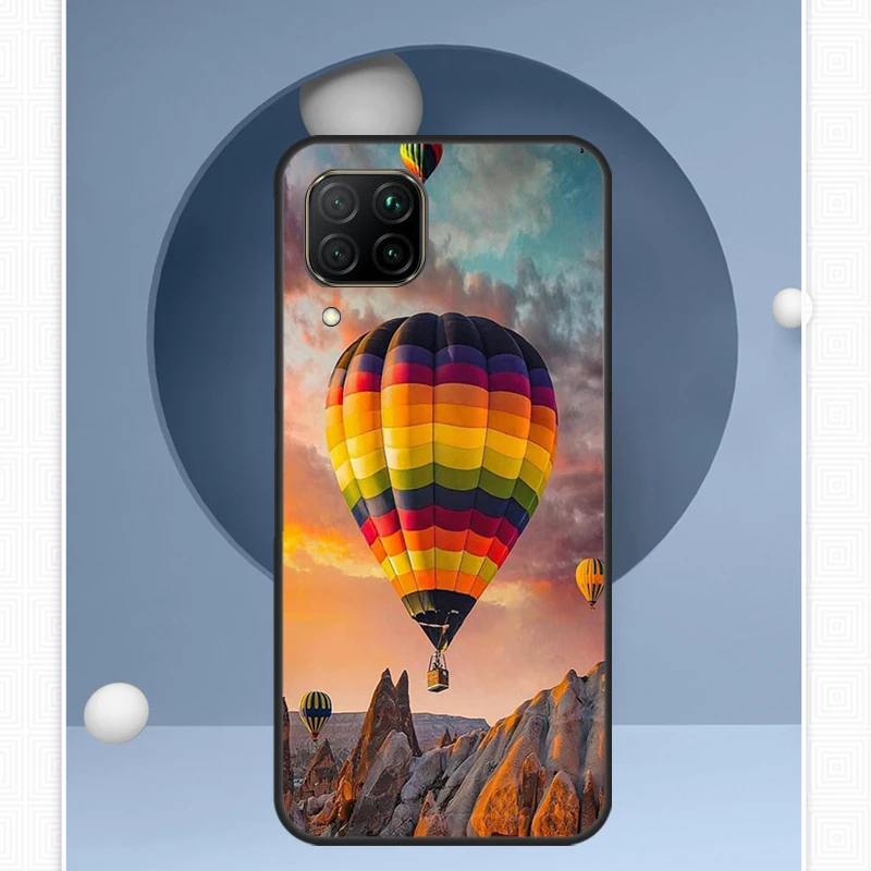 منطاد الهواء الساخن السفر الجبل لهواوي نوفا 12i 12s 11i 8i Y91 Y60 Y70 Y72 Y90 Y61 9 10 SE P20 P40 Lite P30 P60 Pro Case