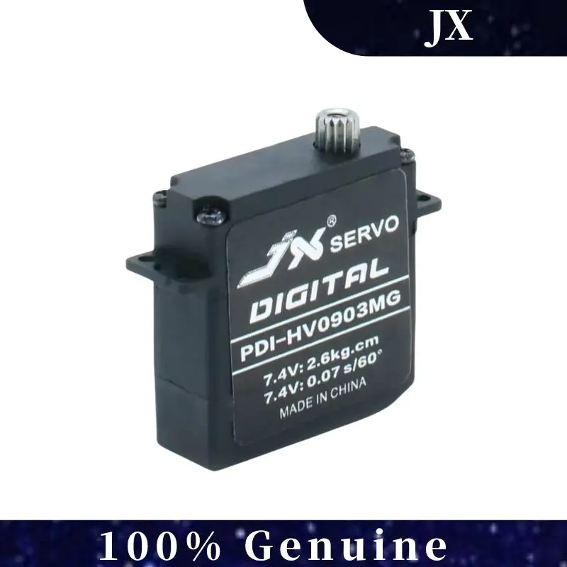 

Сервопривод JX PDI-HV0903MG 2,6 кг, цифровой сервопривод с плоским крылом, пластиковый корпус для радиоуправляемого самолета с неподвижным крылом