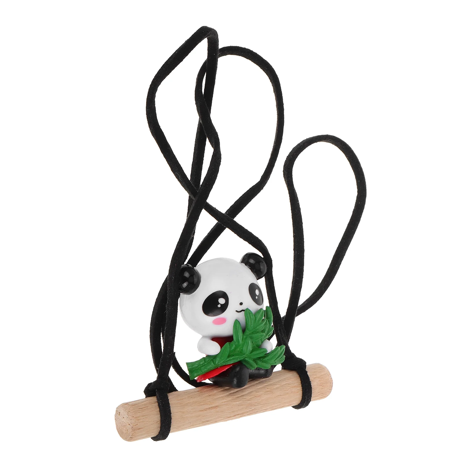 Car Gadgets Accessories Panda Pendant Mirror Suspension Decoration Auto Cartoon Animals Hanging Ornament Cute Things Dashboard