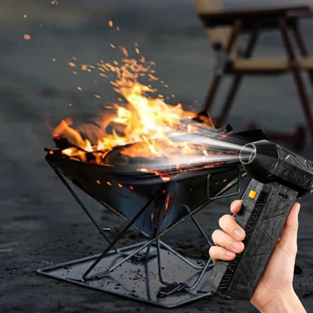 المحمولة 3-Level قابل للتعديل توربو صغير منفاخ الثلج عالية الطاقة مروحة نفاثة فرش السيارات متغير السرعة منفاخ الغبار تنظيف أداة #4