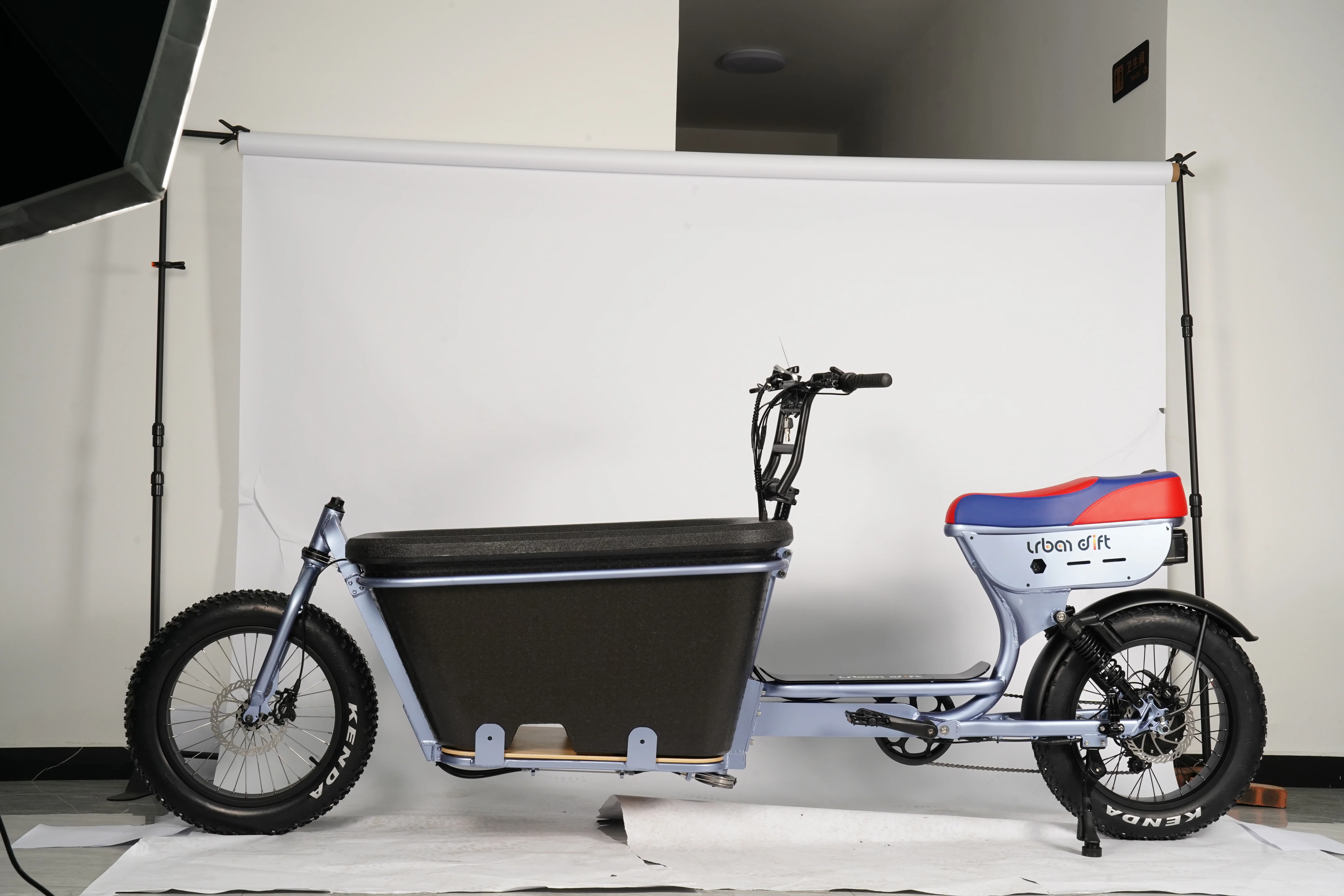 New Arrival Hot Selling Big Capacity  Popular Fat Tire Cargo Electric Bike Long Range Urban City Family Cargo Ebike