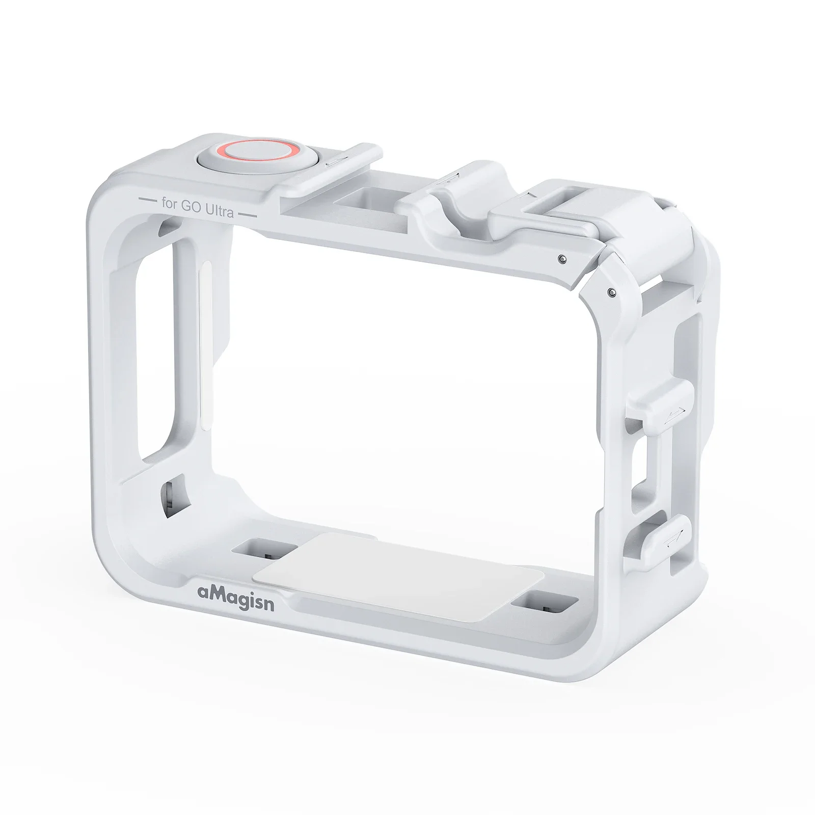 

Plastic Quick-Release Rabite Cage With Cold Shoe Horizontal And Vertical Protective Frame For Insta360 Go Ultra Camera Accessory