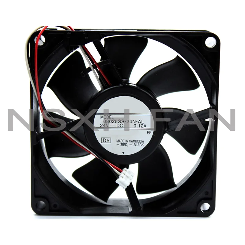 Nuevo ventilador de refrigeración 08025SS-24N-AL 8cm8025 24V 0.12A