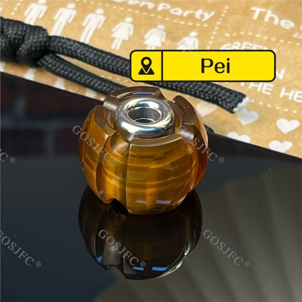 Mini Gyro Pendant PEI Stress Relief Toy Paracord Multifunctional EDC Fidget Spinner Fidget Toys For Adults
