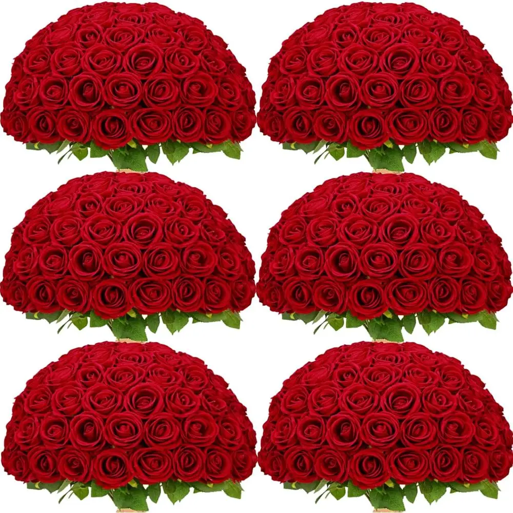 200 Pcs Red Roses, …