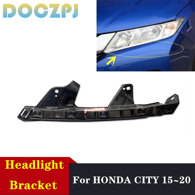 

71140-T9A-T00 Plastic Car Front Bumper Head Lamp Upper Beam For Honda City GM6 2015 2016 2017 2018 2019 2020 Headlight Bracket