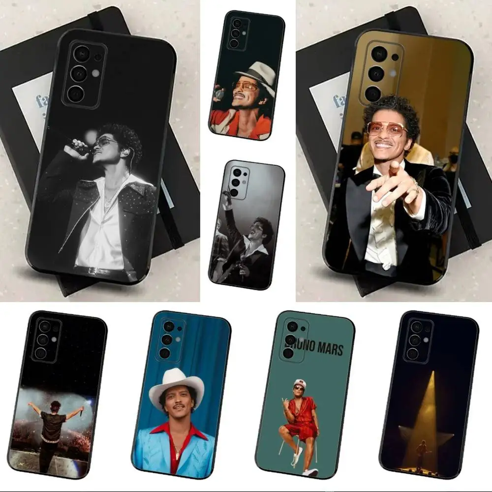 

Cool B-Bruno M-Mars Singer Case For Samsung Galaxy A73,31,32,72,41,53,52,71,22,5G,Note,J7,8,9 Soft Black Cover