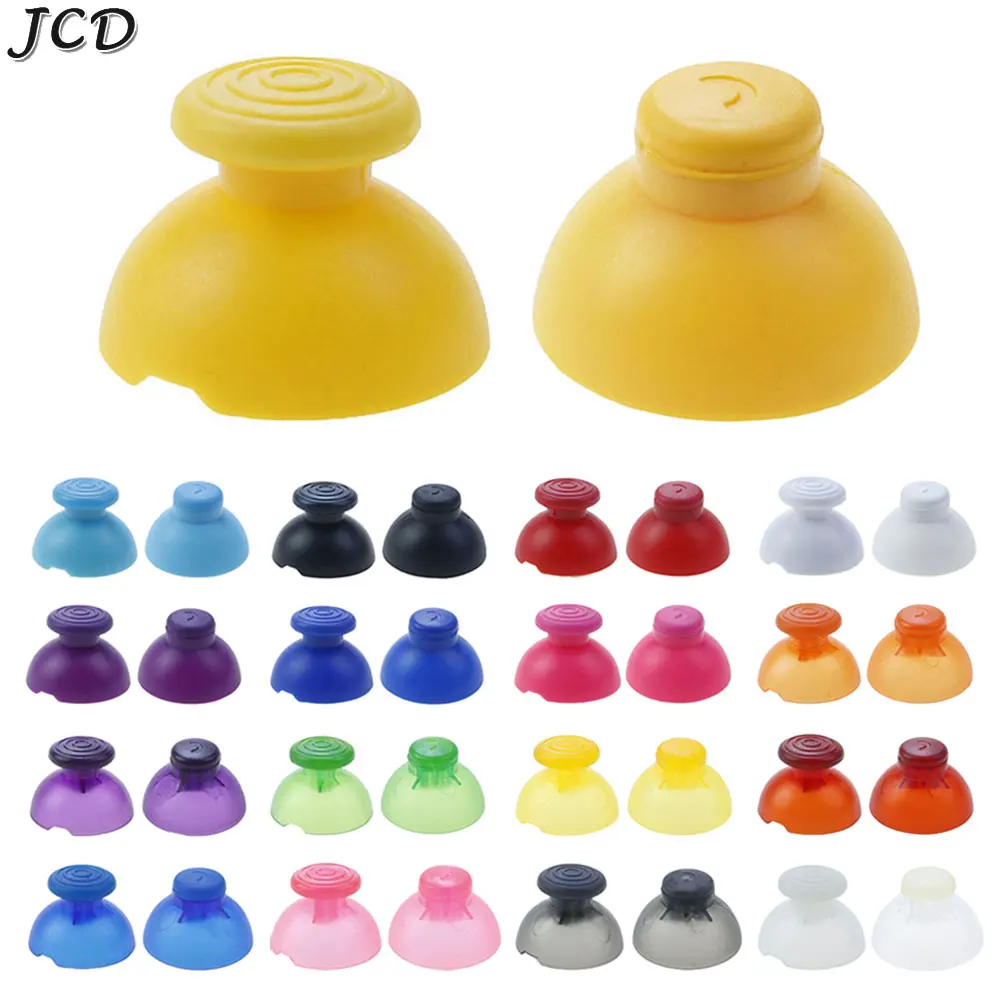 

JCD 2Pieces 3D Analog Joystick Left Right Thumb Stick Grip Cap Cover For GameCube NGC Controller Gamepad Thumbsticks Button