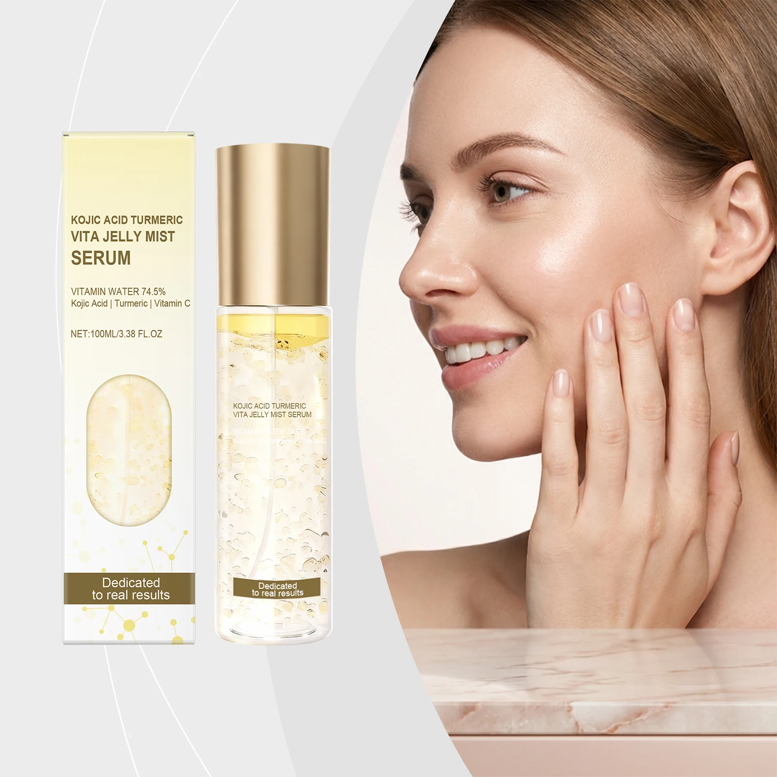 Yellow Version Fruit Jelly Essence - Hydrating and Delicate Texture, Moisturizes and Nourishes Facial Skin, Daily Skincare Essen