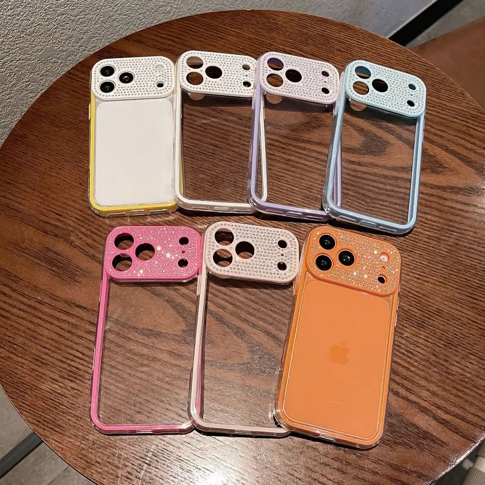 

New Arrivals Back Transparent Color Phone Case for iPhone 17 16 15 14 Pro Max with Protective Cover