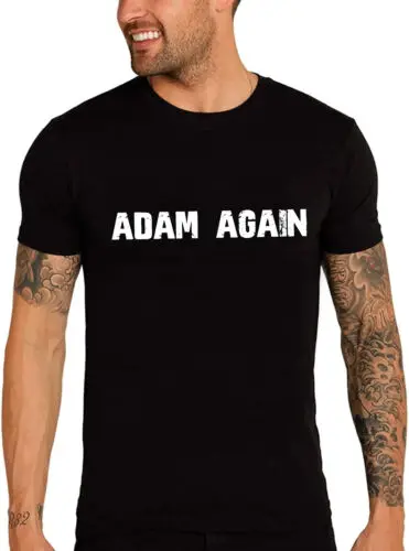 Uomo Maglietta Ancora Adam – Adam Again – T-shirt Stampa Grafica Divertente