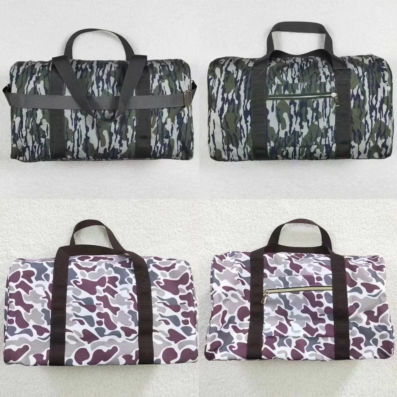 Hurtownia dla dorosłych Camo Travel Duffle DayPack Baby Kids Toddler Sleepover Outdoor Portable Children Teenagers Dance Gym Bag