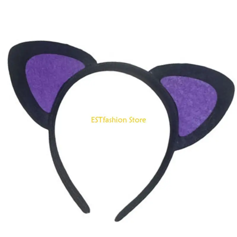 Y5GC Anime Mèo Hairhoop Cosplay Mũ Đợi Đầu Đa Năng Cho Kỳ Nghỉ Thu Thập Sự Kiện Đặc Biệt
