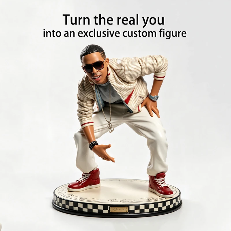 Custom Photo‑to‑Realistic 3D Printed Figurine Personalized Male Human Statue Custom Portrait Figure Commemoration Keepsake Colle