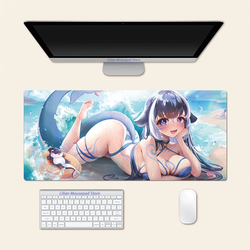 Shylily Vtuber Anime Large Mouse Pad PlayMat Office Mousepad Game Creative Desk Gaming Mat