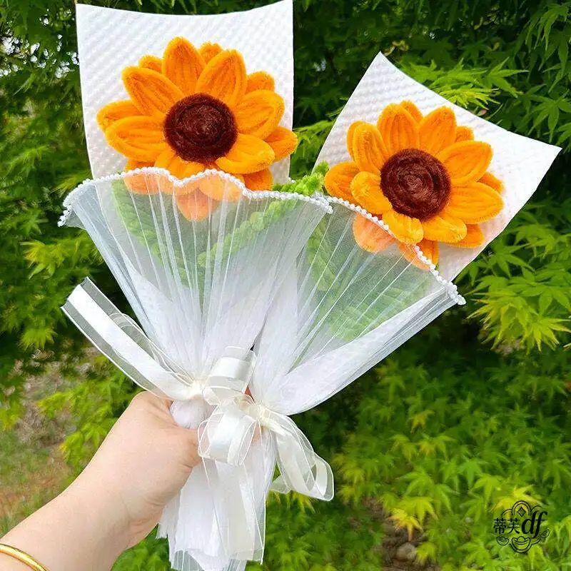ひまわりの花束試験開運モチベーションギフトクリエイティブギフトボックス黄色原産国中国子供の日