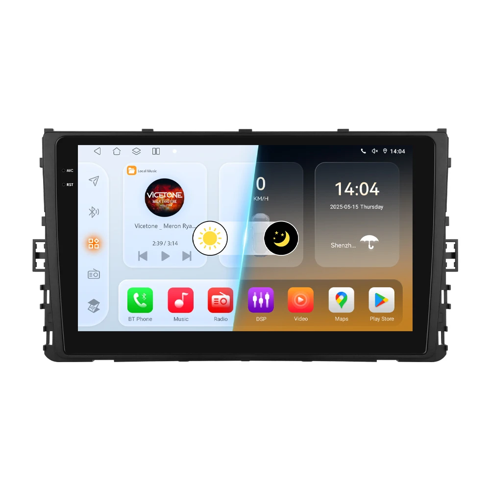 Hizpo Android Auto Radio Voor Vw Volkswagen Mqb Polo Plus/T-Cross/Zoals T-Kruis T-Kruis/T- Roc Carplay 4G Auto Multimedia Gps Navigatie - afbeelding 2