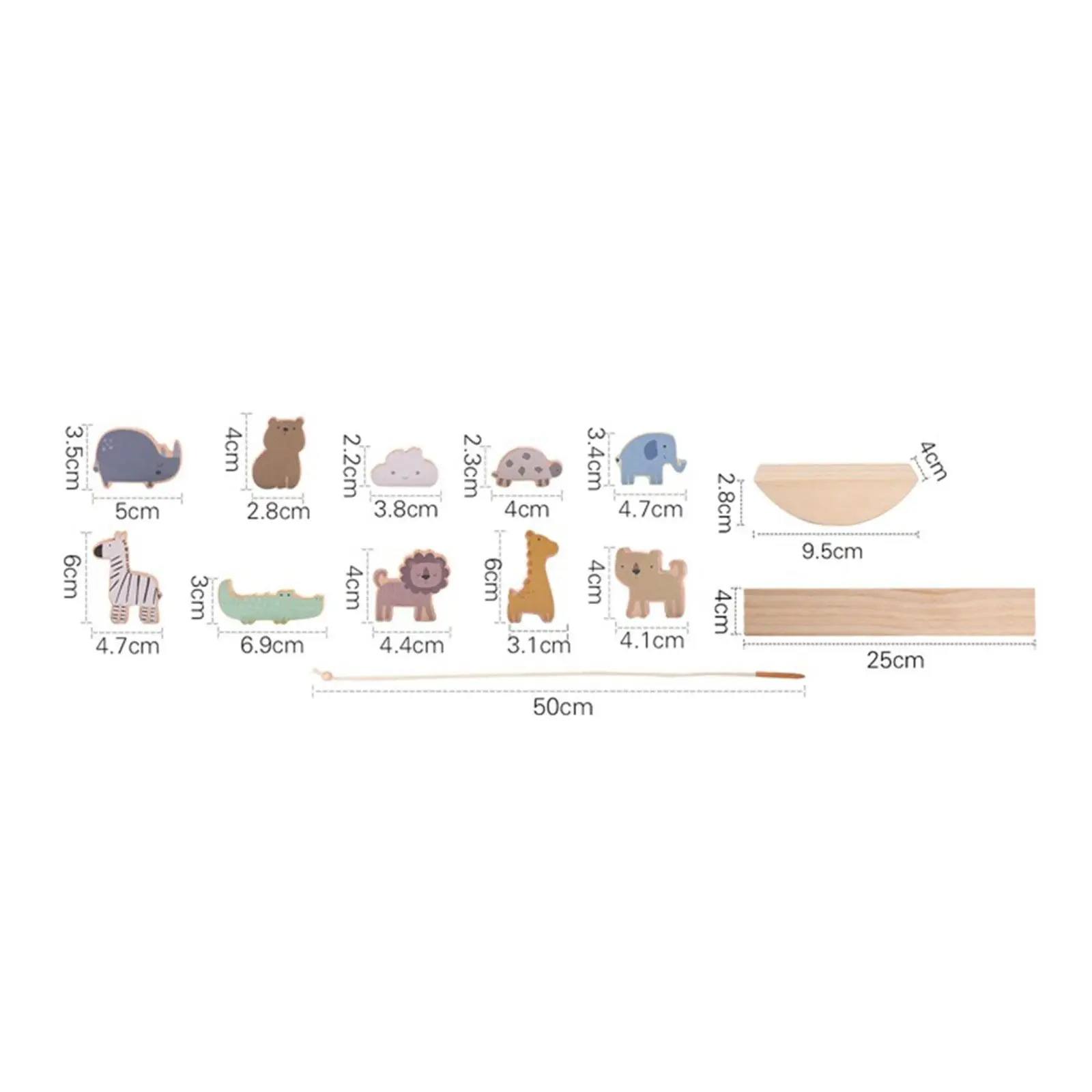 Wooden Balancing Blocks Toys Montessori for Toddlers Preschool Birthday Gifts