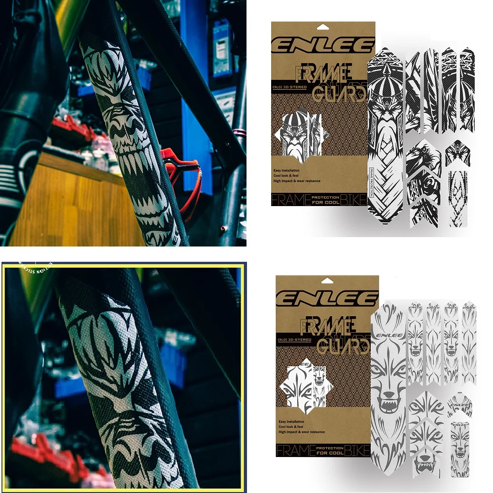 

New Removeable Sticker Road Bicycle Paster Guard Cover 3D MTB Mountain Bike Scratch-Resistant Protect Frame Protector
