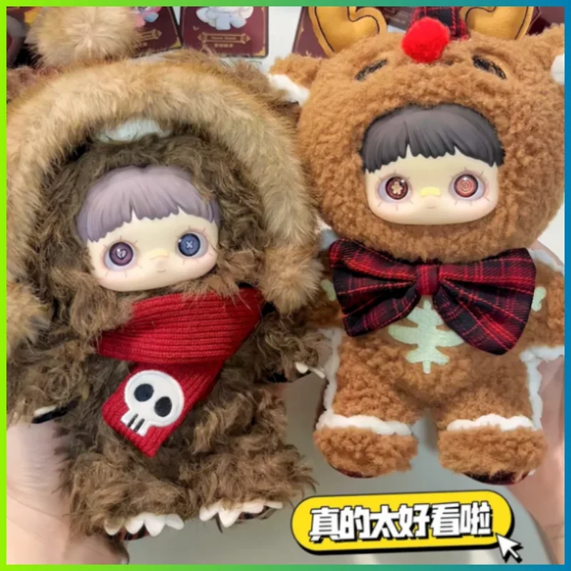 

Подлинная Maymei Winter Weirdness Lucky Bell, цепочка для мобильного телефона, виниловая сумка, подвеска, глухая коробка, фигурка животного, милый рождественский подарок