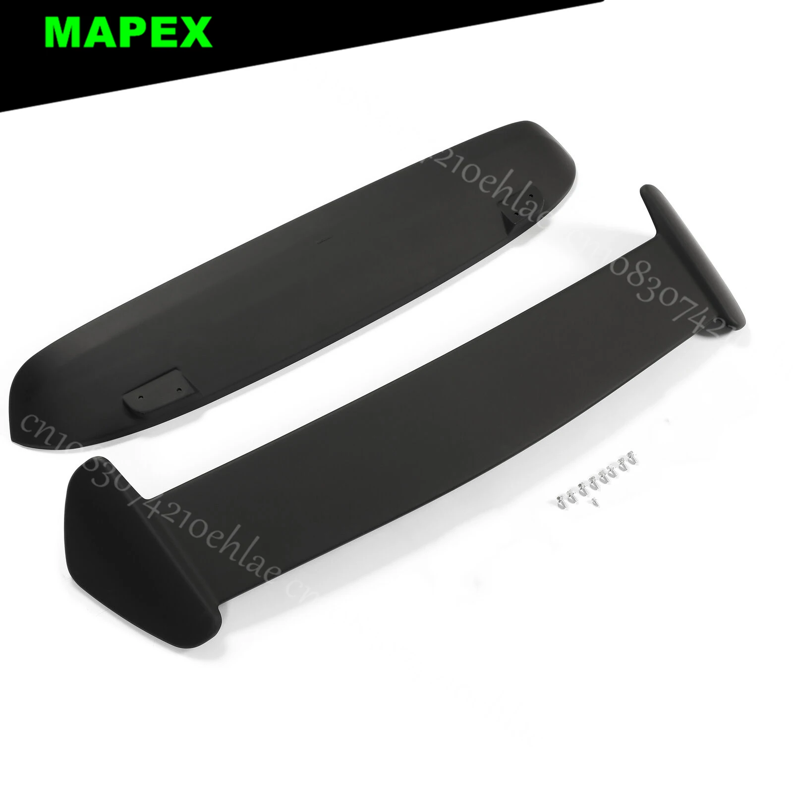 Rear Roof Spoiler Wing Black Painted For Honda Civic 96-00 Hatchback JDM R Style