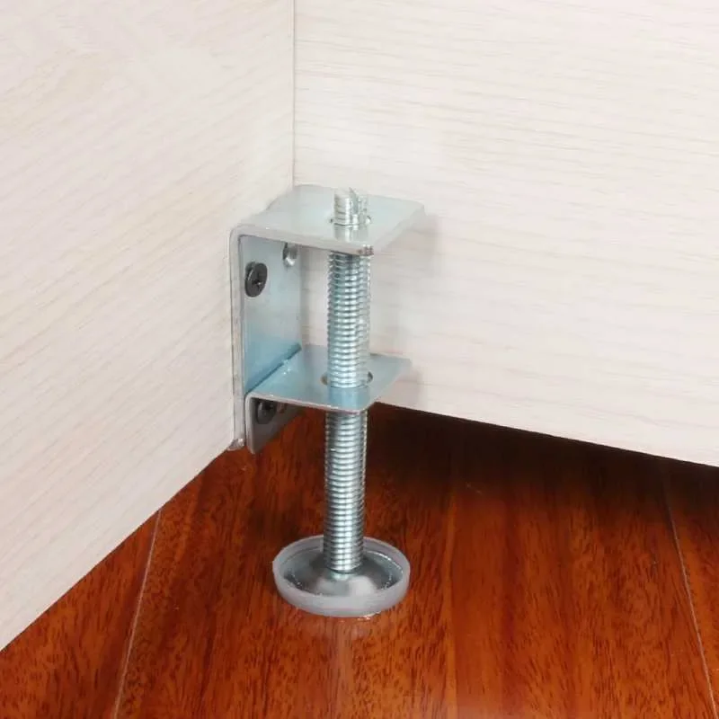 

Anti Slip furniture feet leveler Threaded Adjustable support legs for Sofa table bed Cabinet Corner Bracket protector Hardware