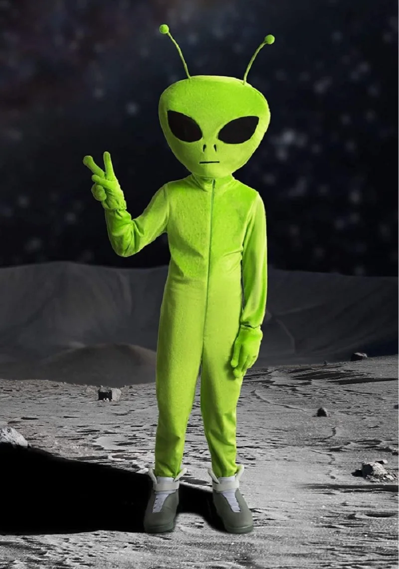 

Cosplay Flying saucer Alien mascot Costume Alien cartoon character costume Advertising costume Party costume Animal Jia Nian