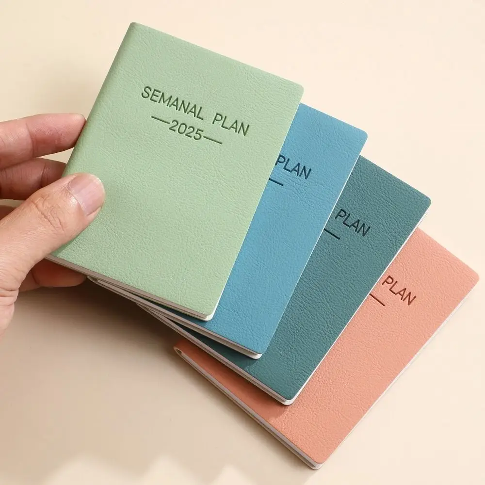 Простой портативный блокнот-планировщик на 2025 год с испанской раскладкой