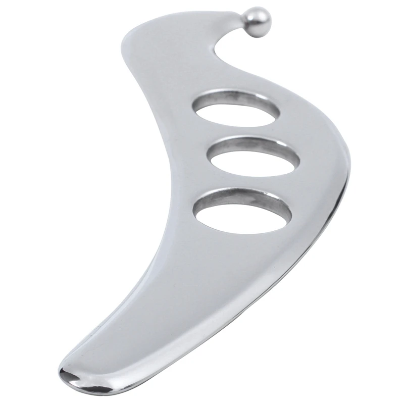 3X Stainless Steel Gua Sha Guasha Plate Massager Tool Scraper Physical Therapy Loose Muscle Meridian Massage Machine