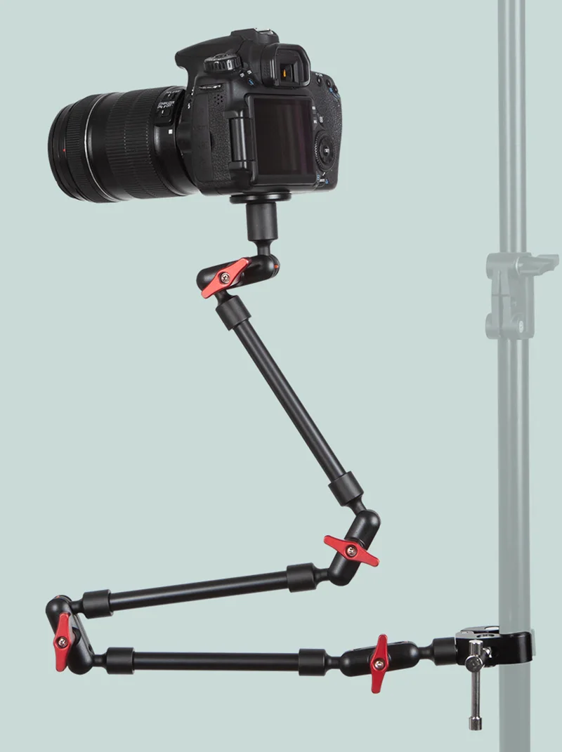 BFOLLOW 32 "22" Smartphone-Halterung magischer Arm für Kamera artikulierte flexible Wand halterung Schreibtisch klemme Tablet Webcam Gopro Ständer – Detail 6