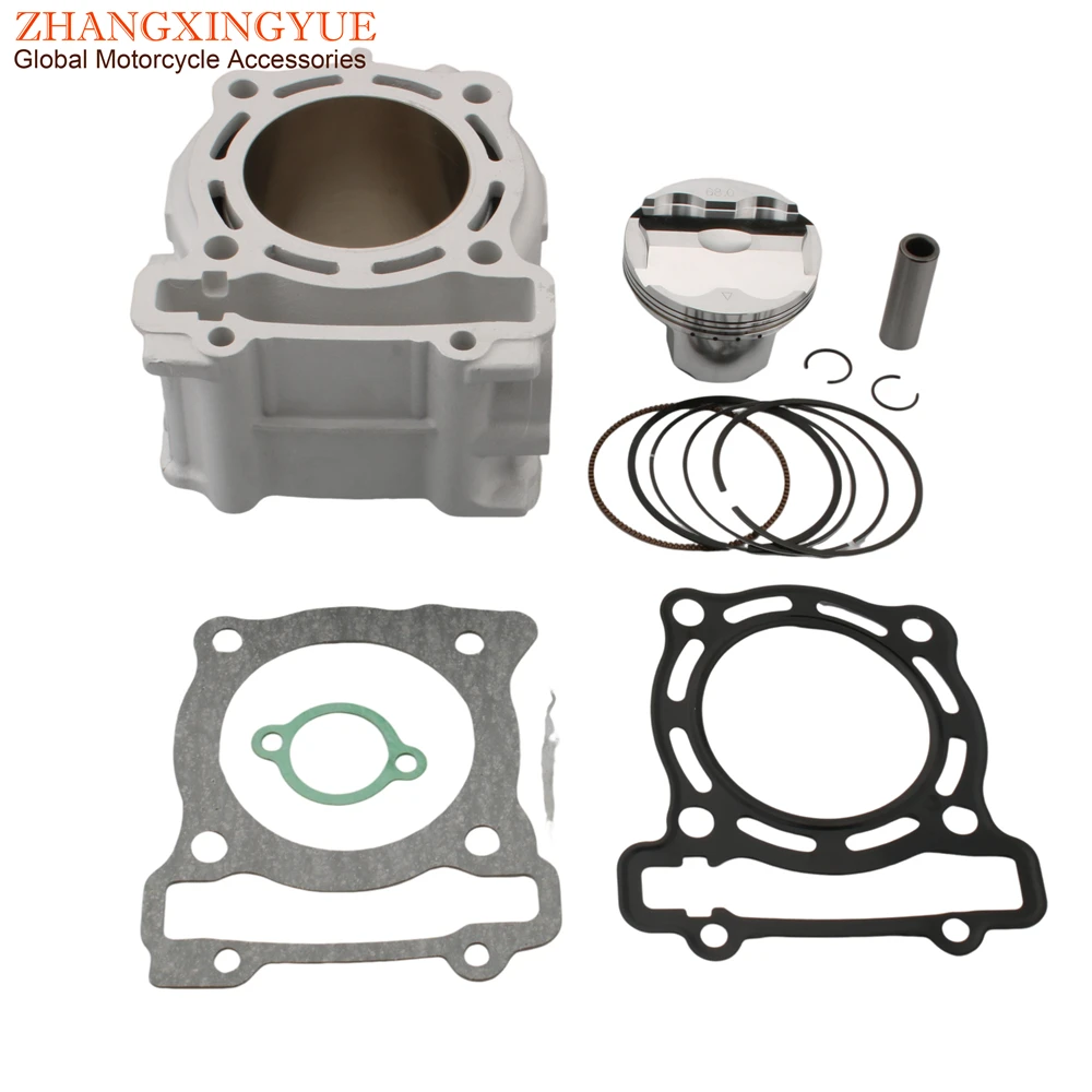 Scooter 68mm NMAX155 Ceramic Big Bore Racing Cylinder Kit For Yamaha N Max Nmax 155 Aerox Tricity R15 NVX 155cc 4T