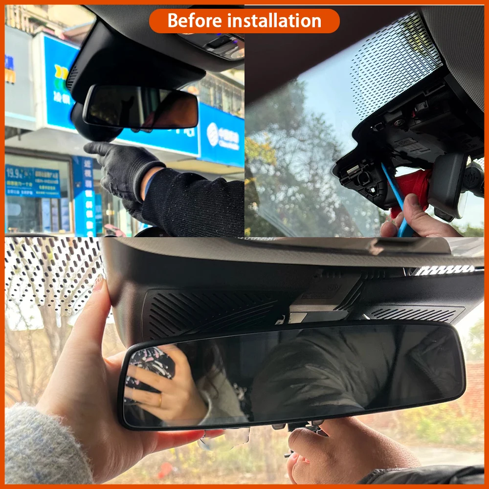 for Mini Hatch Hardtop Cooper SE Battery Electric J01 2024 2025 2026 Video Recorder 4K DVR Dash Cam Wifi Camera Plug & Play