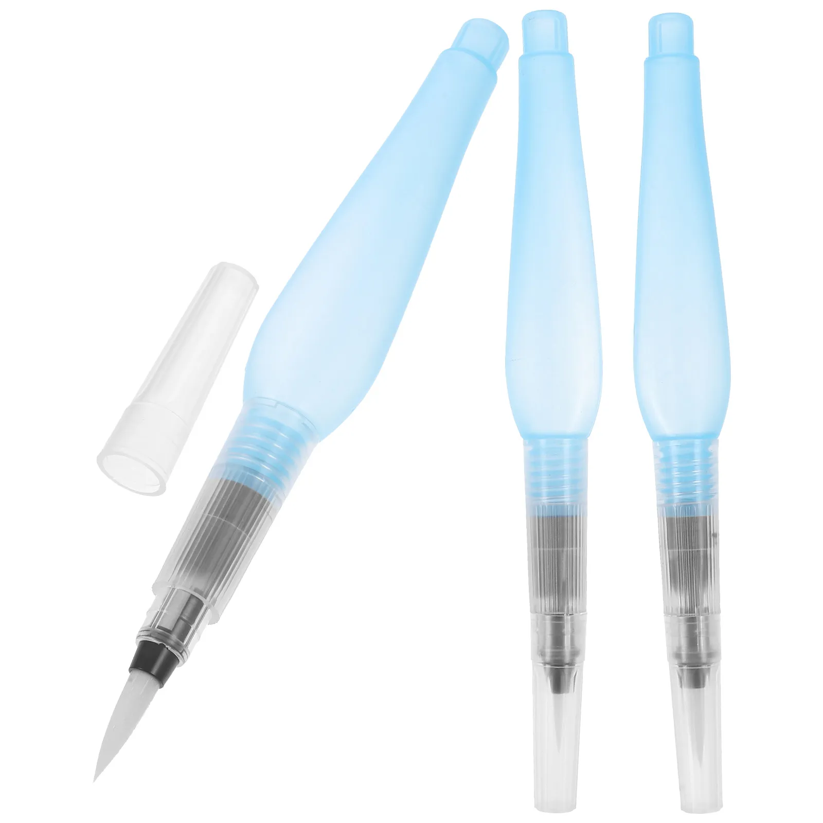 

3Pcs Watercolor Drawing Brush Refillable Easy Flow Control Art Pen for Sketching Painting Lightweight Portable Design