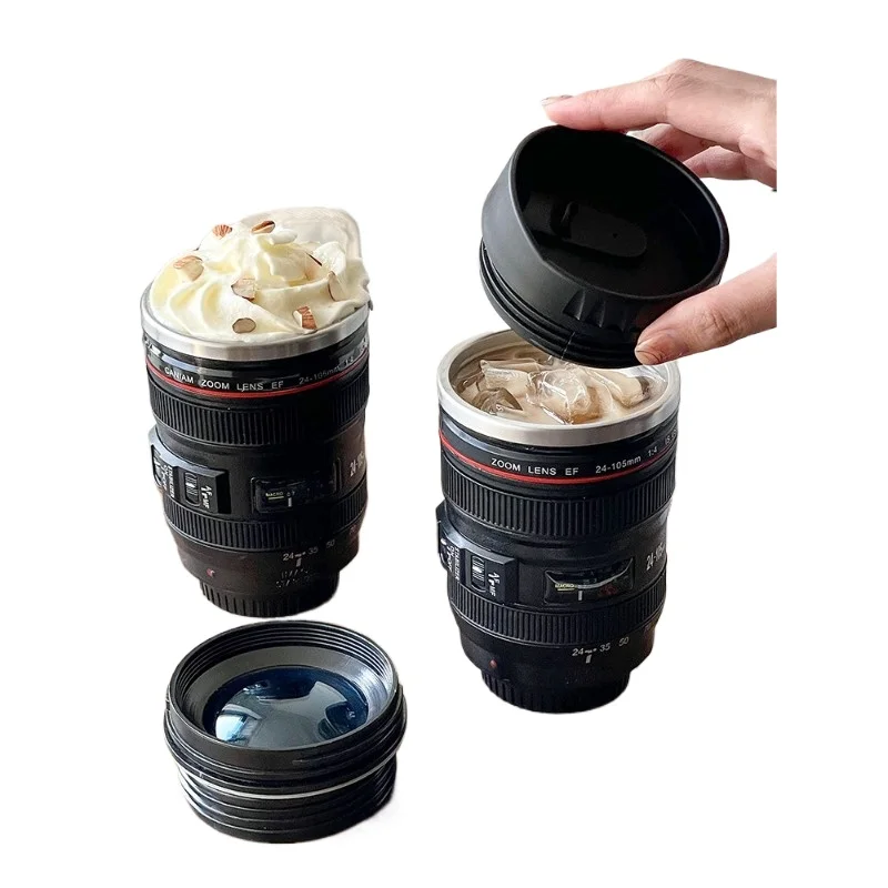 Lens, water cup, camera DSLR photography, thermos cup, male design, niche creativity, personality, funny camera, coffee cup