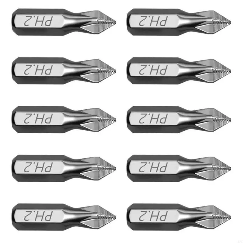 94PC 10Pieces 25mm Screwdriver Bit With Strong Connection For Professional Use Enhances Safety With Antislip Design