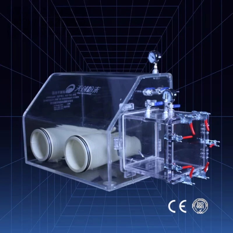 

TENCAN Plastic Lab Glove Box Acrylic Mini Lab Glove Box Vacuum Operation Acrylic Glove Box For University Laboratory Research