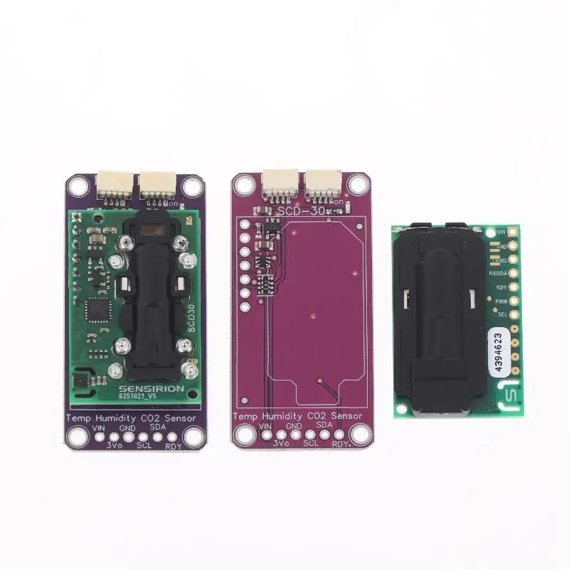 Módulo de sensor de calidad del aire SCD30 de grado industrial con placa de CO2 QWIIC y I2C Modbus PWM