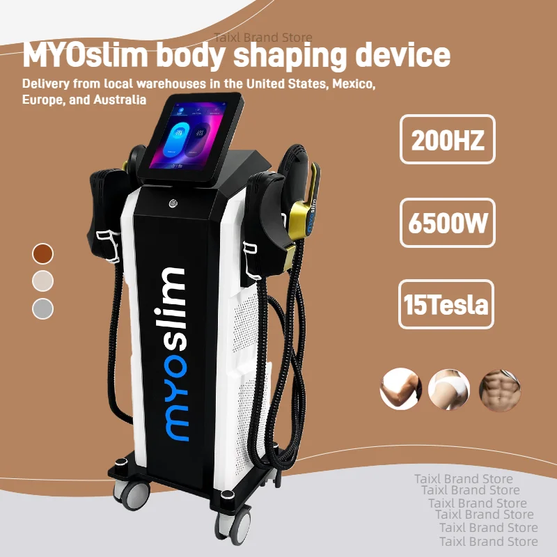 

myoslim PRO Body Sculpt Machine 15 Tesla 6500W Hi-emt Lose Weight RF Body Slim Muscle Stimulation Professional Machine