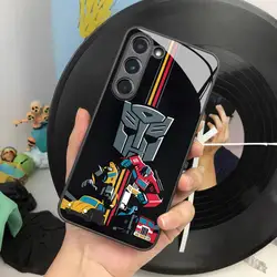 Transformers Phone Case for Samsung Galaxy S24 S23 S22 S21 S20 A24 A34 A54 A53 Note20 M54 Fe Ultra Plus Glass