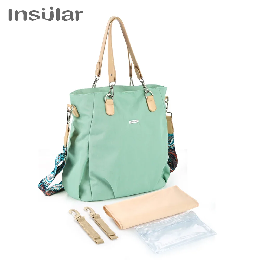 

Insular Brand Fashion Baby Diaper Bags Waterproof Nappy Changing Bag Multifunctional Mommy Stroller Bags For Baby Care