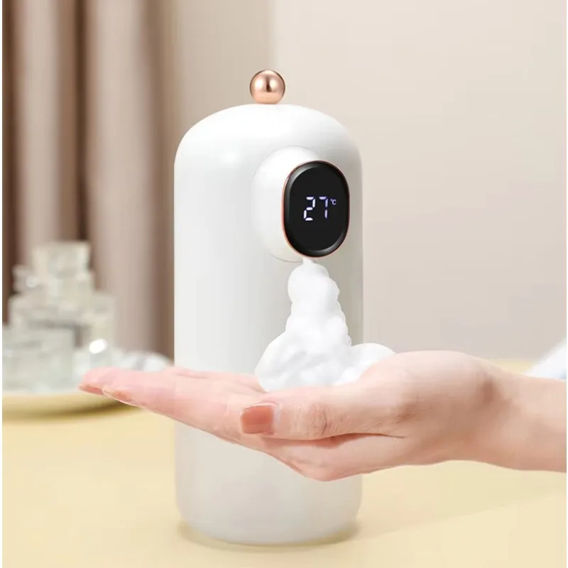 

New High Quality Foam Soap Dispenser USB Automatic Induction Foam Hand Sanitizer Machine with Digital Screen for Baby Kids